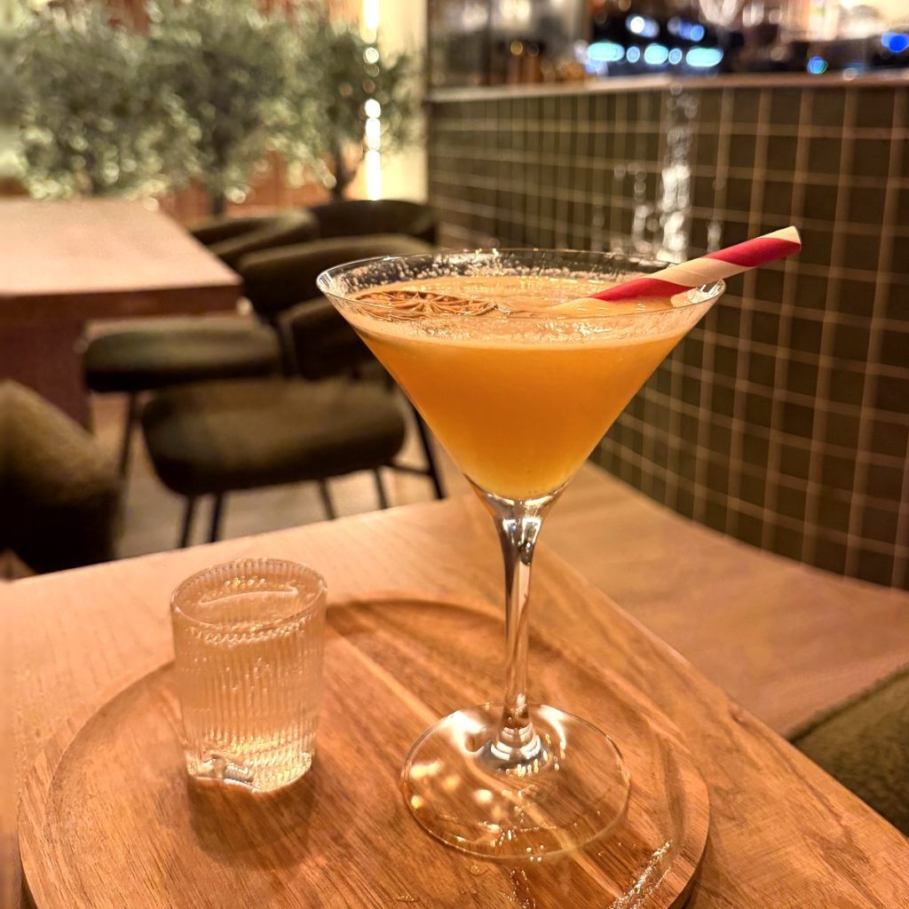 Pornstar Martini, cóctel de La Torre Café en Aspe
